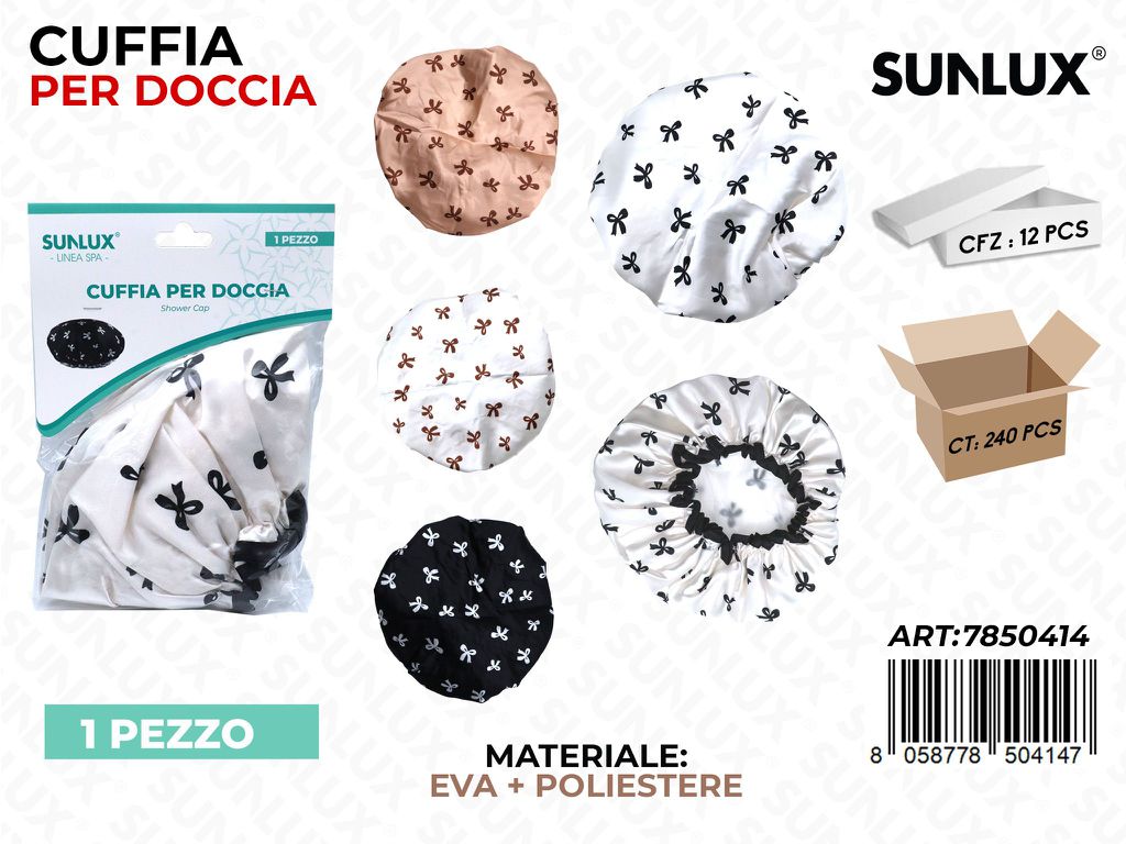 Sunlux Cuffia Doccia Raso Doppio Strato Ass.