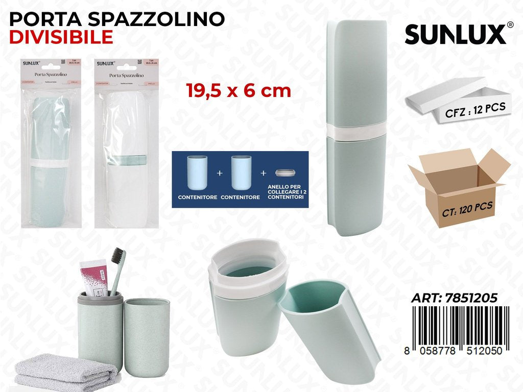 Sunlux Portaspazzolino Ass. 19.5*6CM