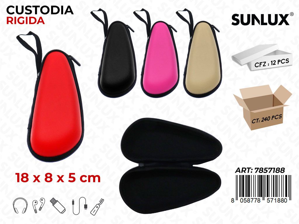 Sunlux Custodia Rigida Col.ass. 18*8*5CM