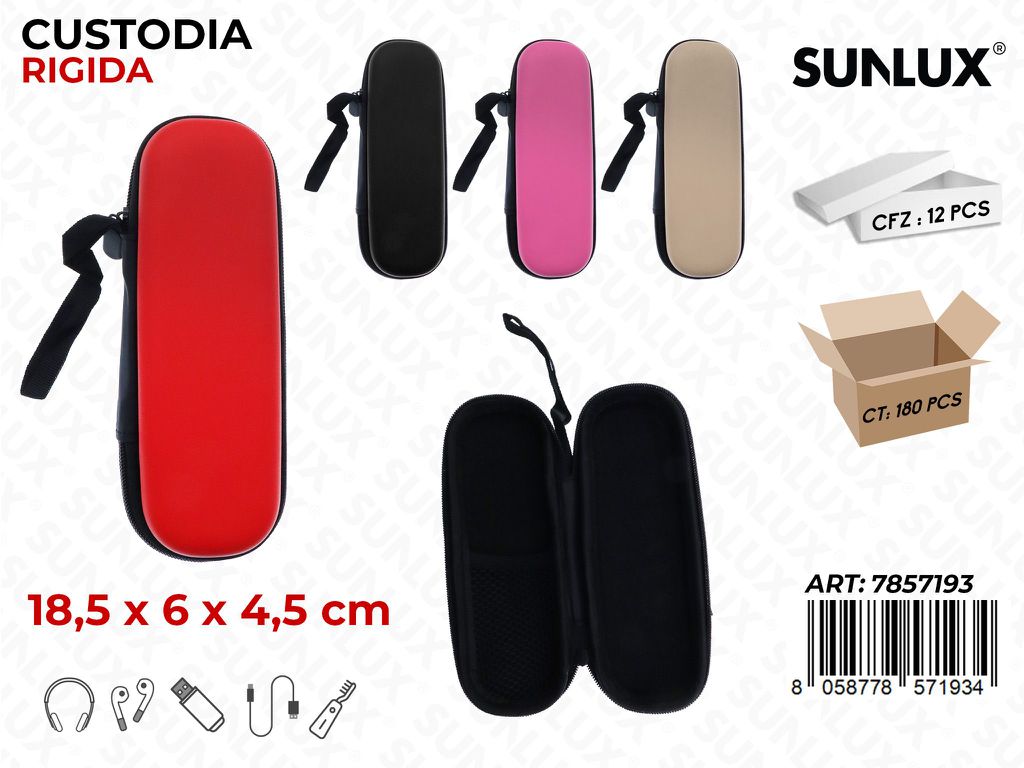 Sunlux Custodia Rigida Col.ass. 18.5*6*4.5CM
