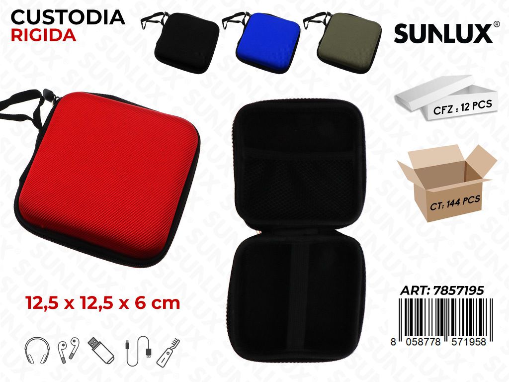 Sunlux Custodia Rigida Col.ass 12.5*12.5*6CM