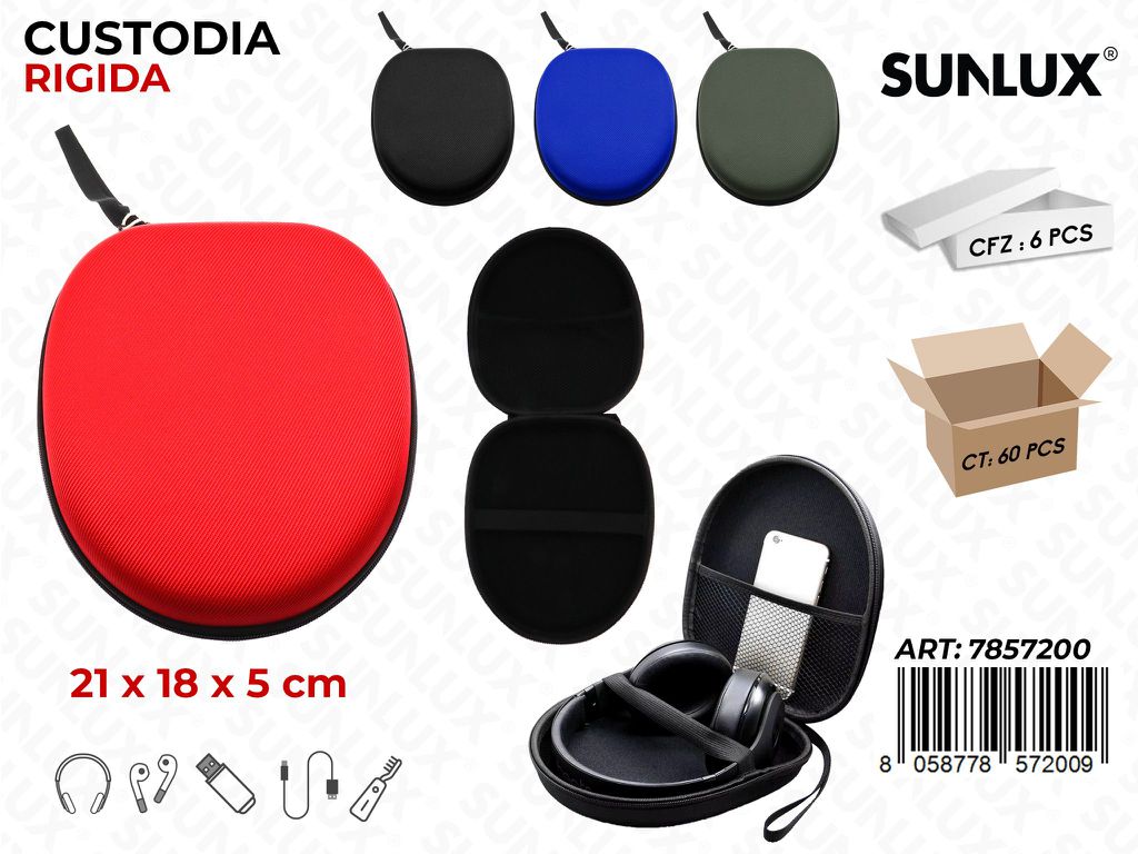 Sunlux Custodia Rigida Col.ass 21*18*5CM