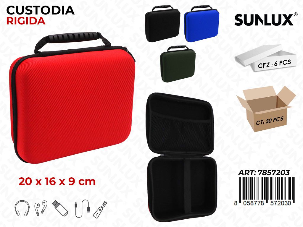 Sunlux Custodia Rigida Col.ass 20*16*9CM