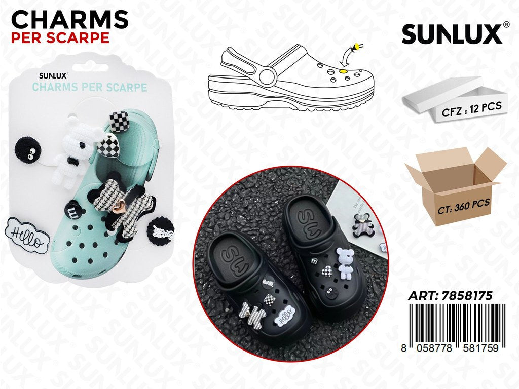 Sunlux Charms per Scarpe Ass.