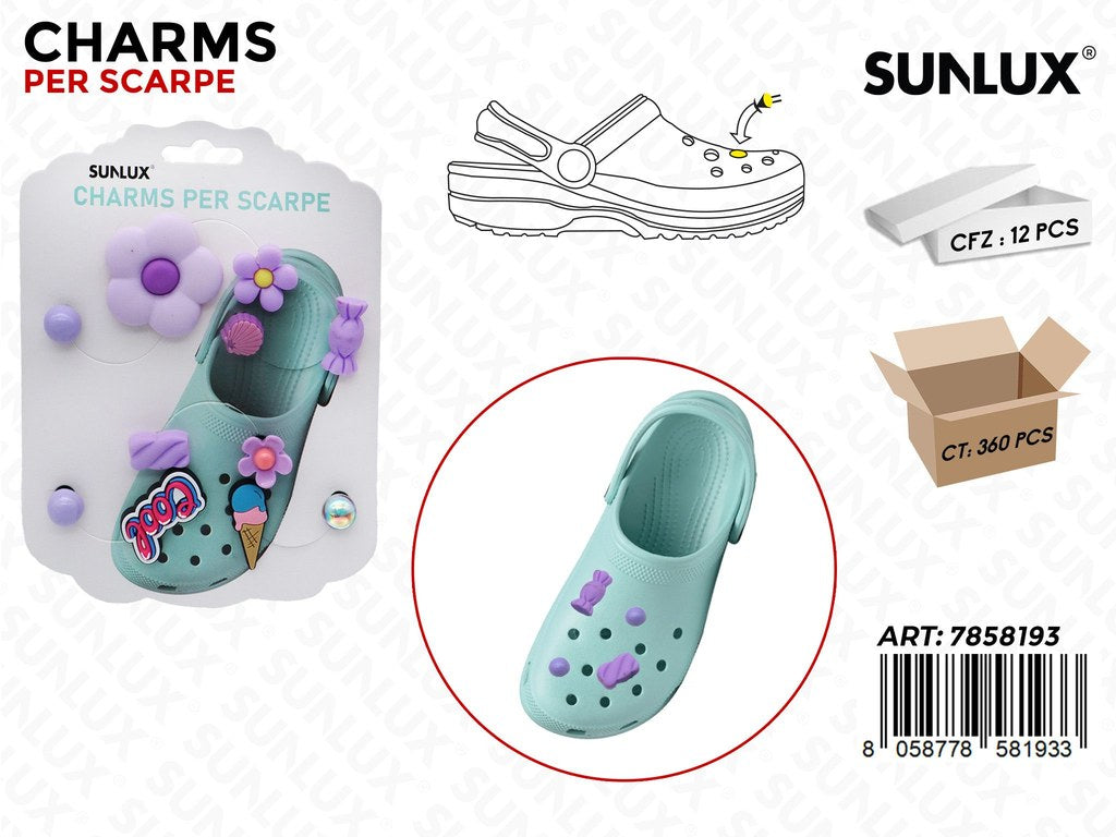 Sunlux Charms per Scarpe Ass.
