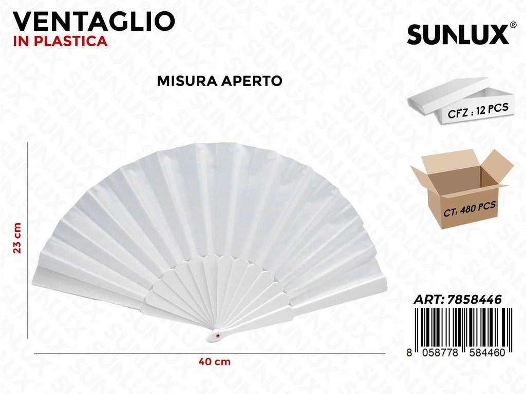 Sunlux Ventaglio Bianco 40*23CM