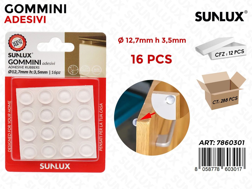 Sunlux Gommini Adv 16PCS 12.7*3.5MM