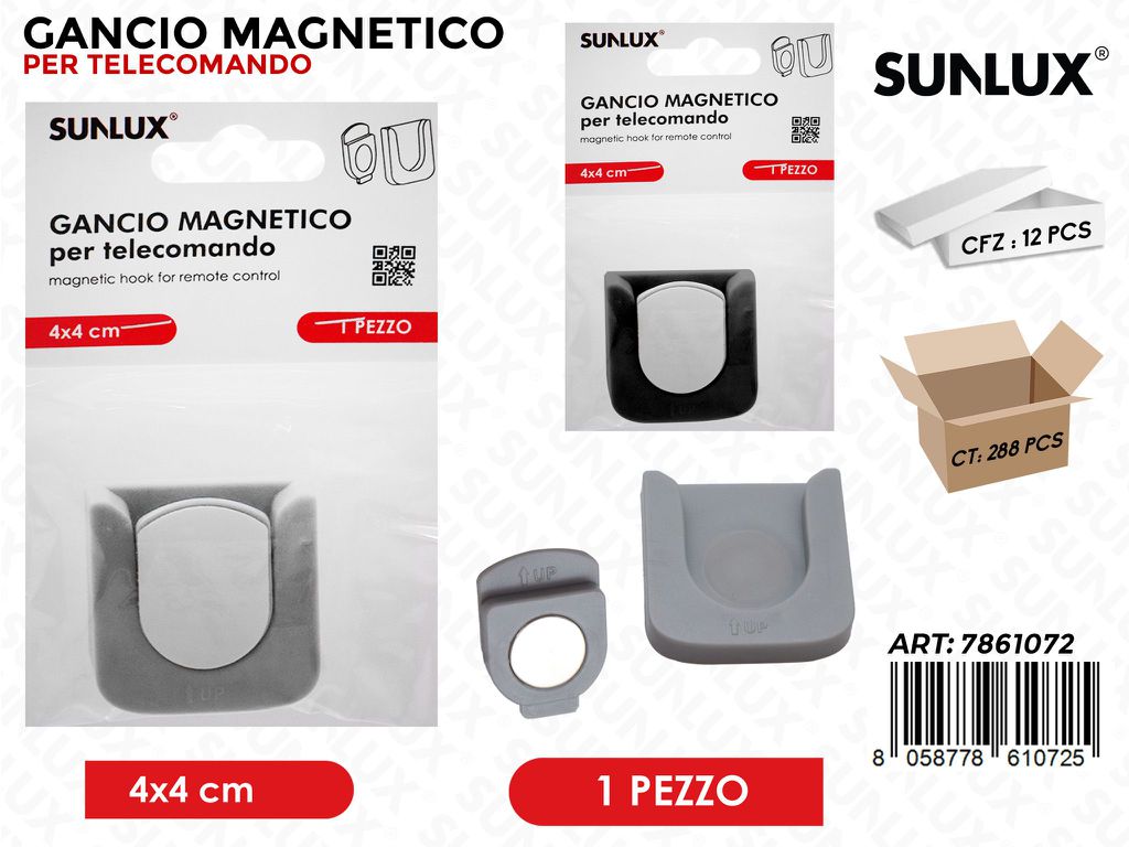 Sunlux Gancio Magn. per Telecomando 4*4CM Ass.