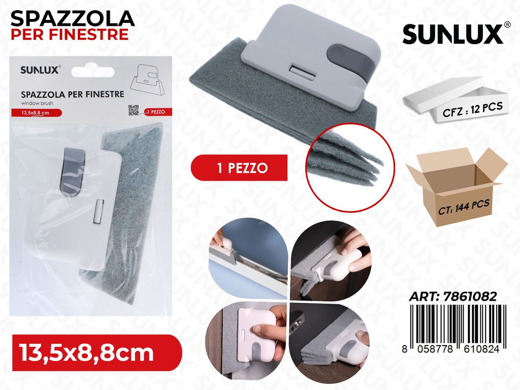 Sunlux Spazzola per Finestre 13.5*8.8CM
