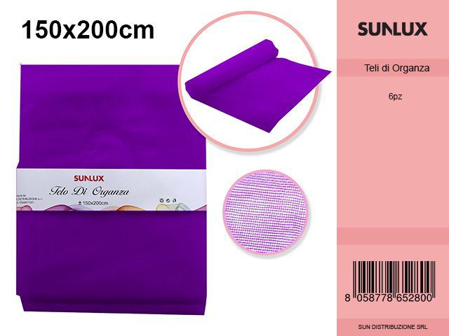 Telo Organza 150*200 Pz da 6