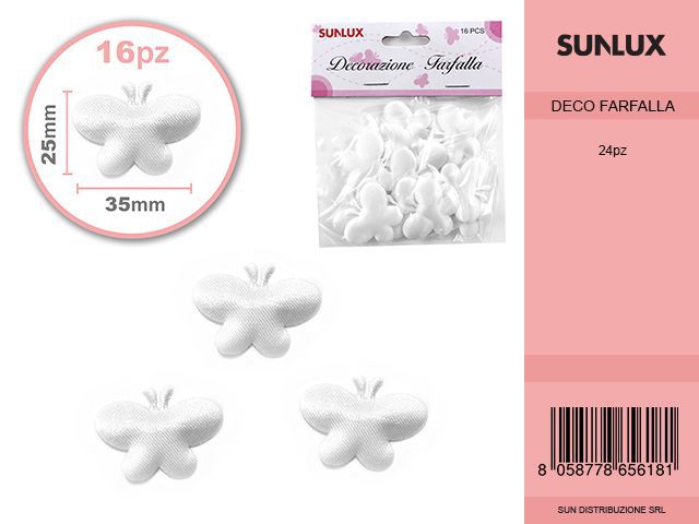 Farfalla 16PSC Bianco /Pz da 12-24