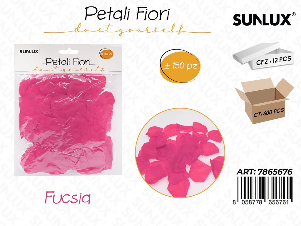 Petali Fiori Fucsia 150PCS
