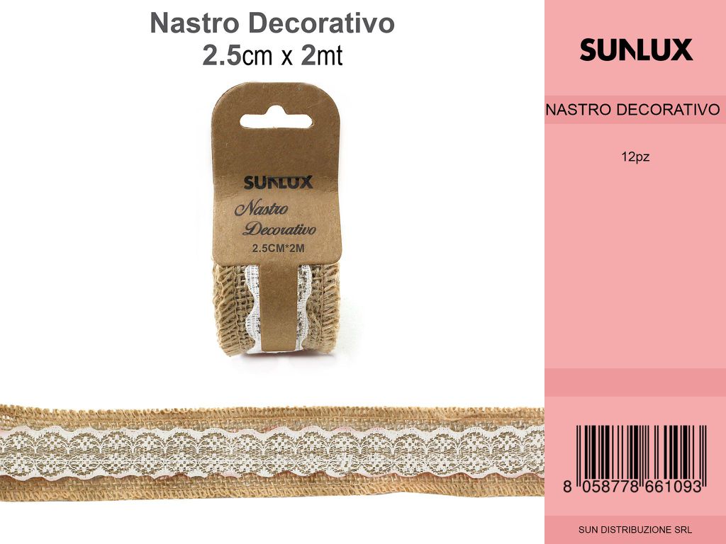 Nastro Decoro 2.5*2MT