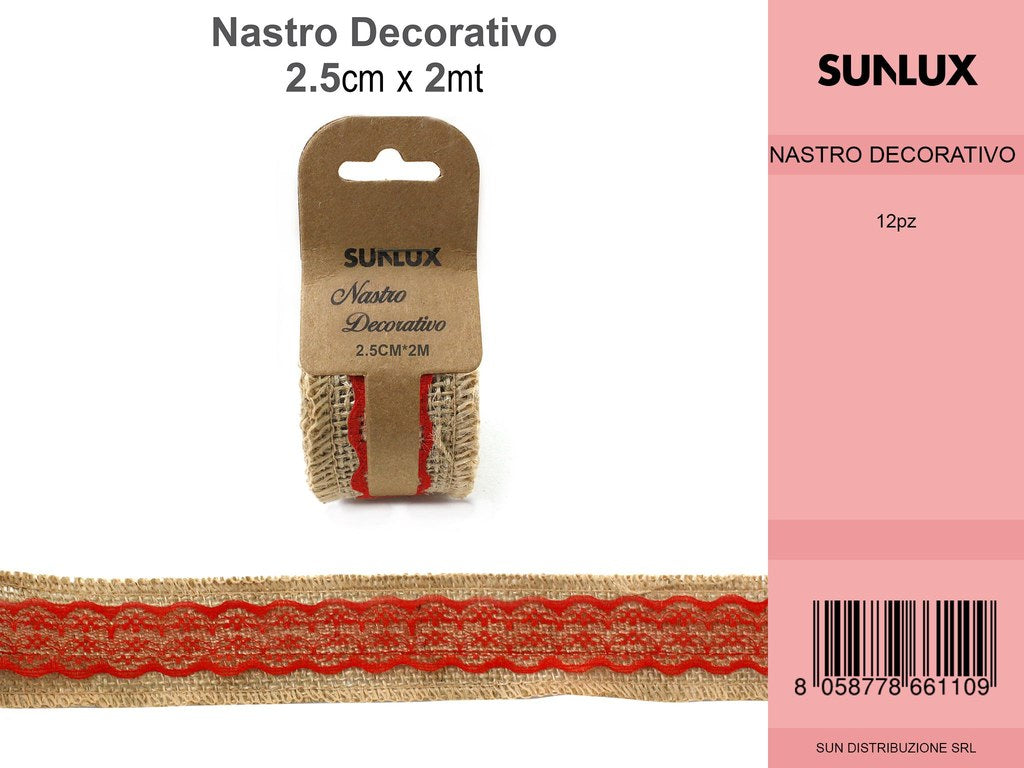 Nastro Decoro 2.5*2MT