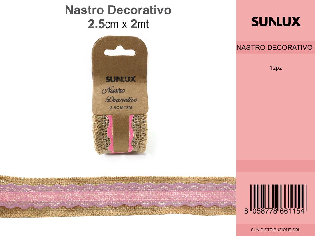Nastro Decoro 2.5*2MT