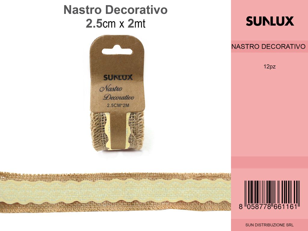 Nastro Decoro 2.5*2MT