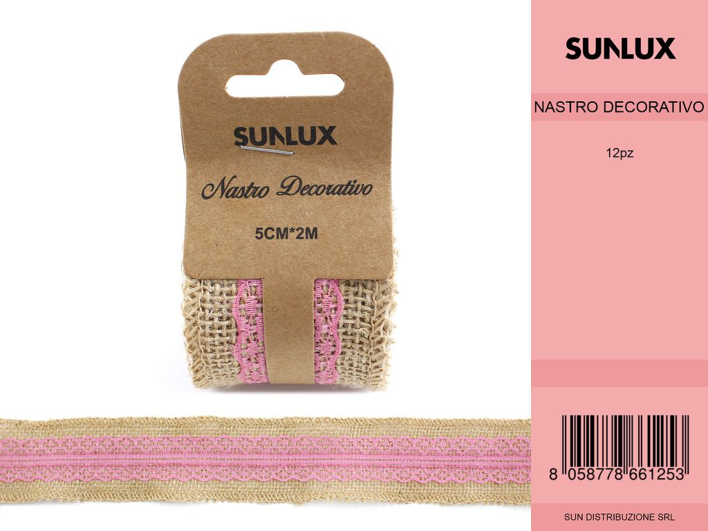 Nastro Decorativo 5*2MT Fuxsia 7865212