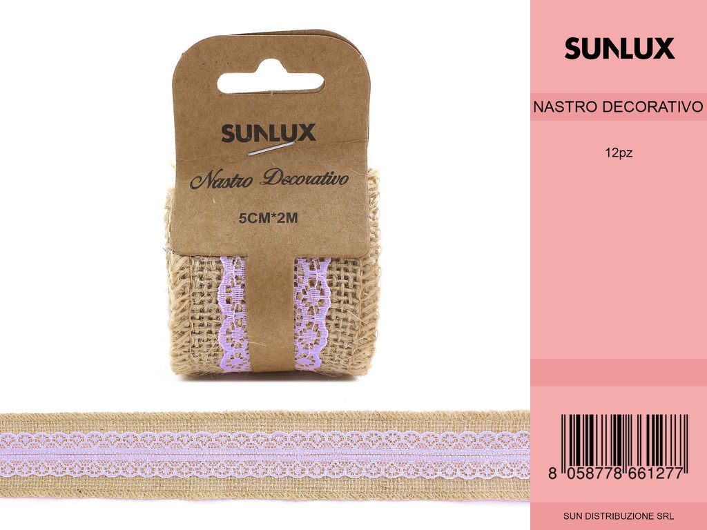 Nastro Decorativo 5*2MT Lilla 7865212