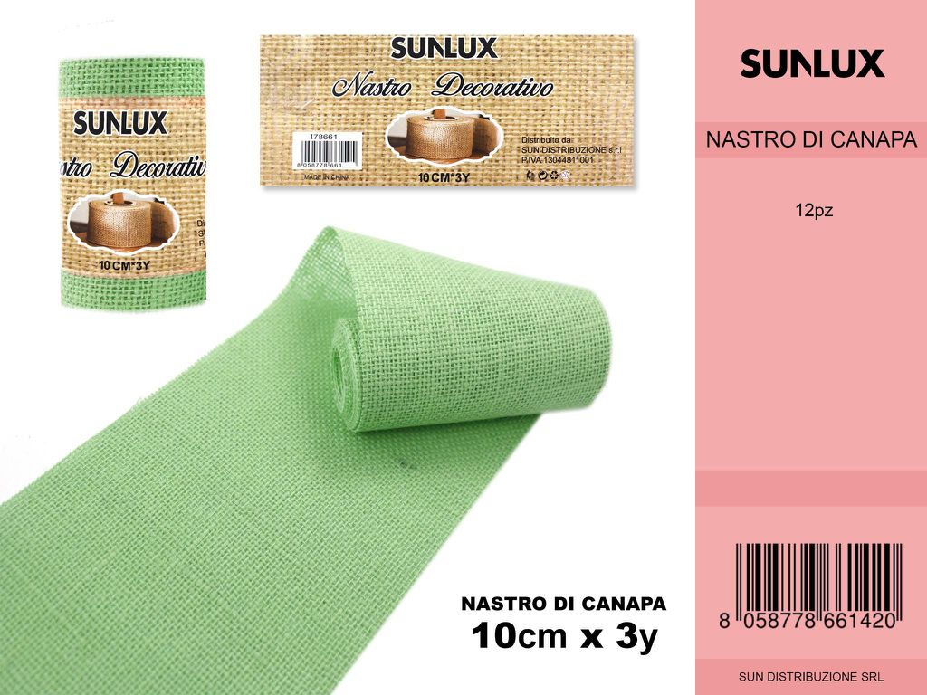 Nastro Decorativo 10*3Y Verde 7865220