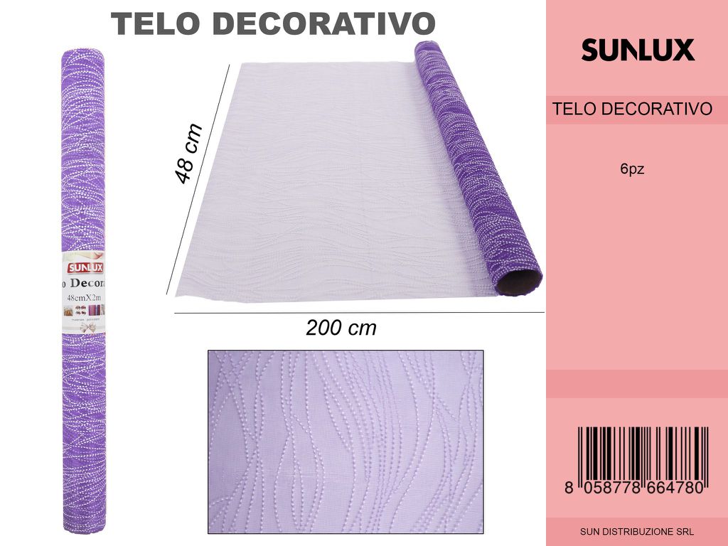 Telo Decorativo Viola 200CM*48CM