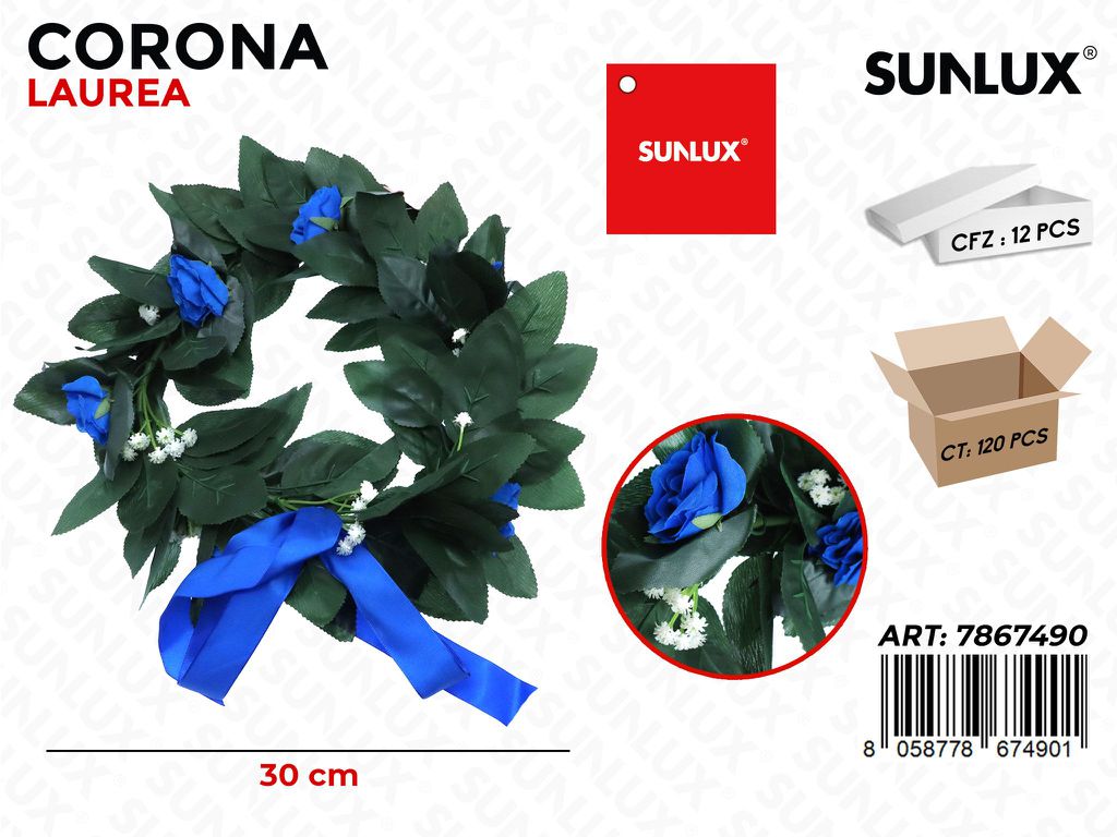 Sunlux Corona Laurea Blu 30CM