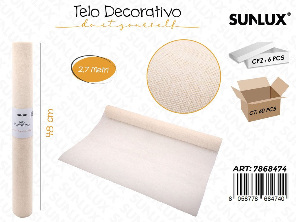 Sunlux Telo Decorativo Avorio 48CM*2.7MT