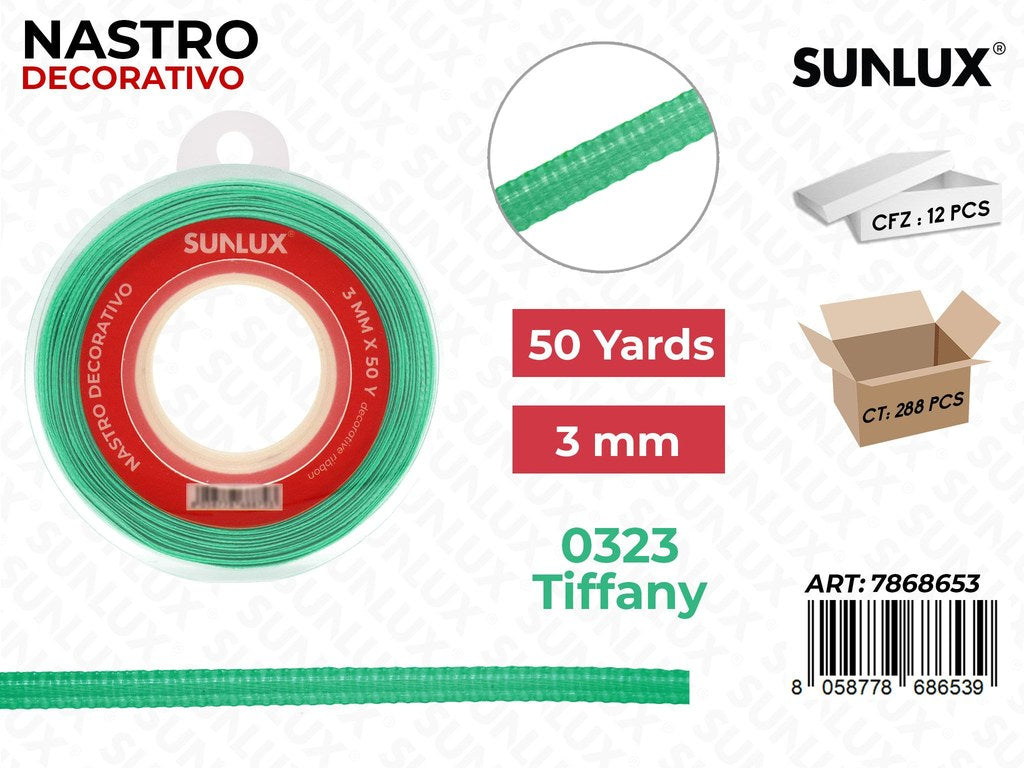 Nastro di Raso 0323 Tiffany 50Y*0.3CM