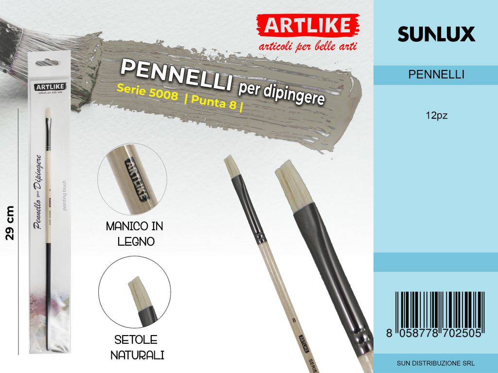 Pennelli X Dipingere 29CM S.5008 Punta 8