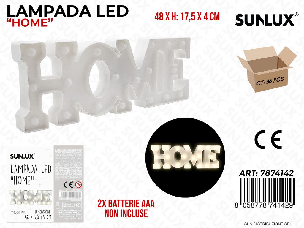 Lampada Led Home Bianco 48*17.5*4CM