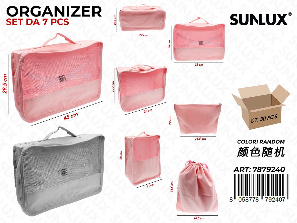 Sunlux Organizer Set da 7PCS Ass. Mis. Ass.