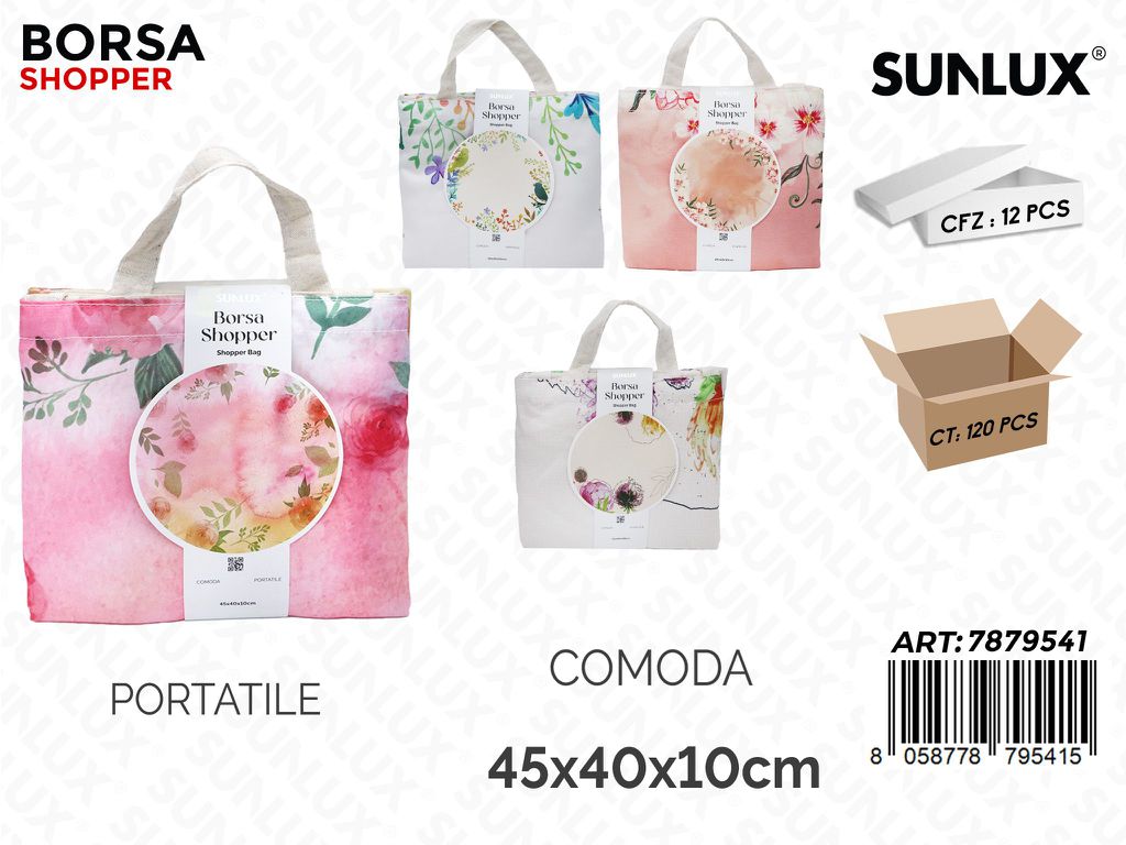 Sunlux Borsa Shopper Ass. 45*40*10CM