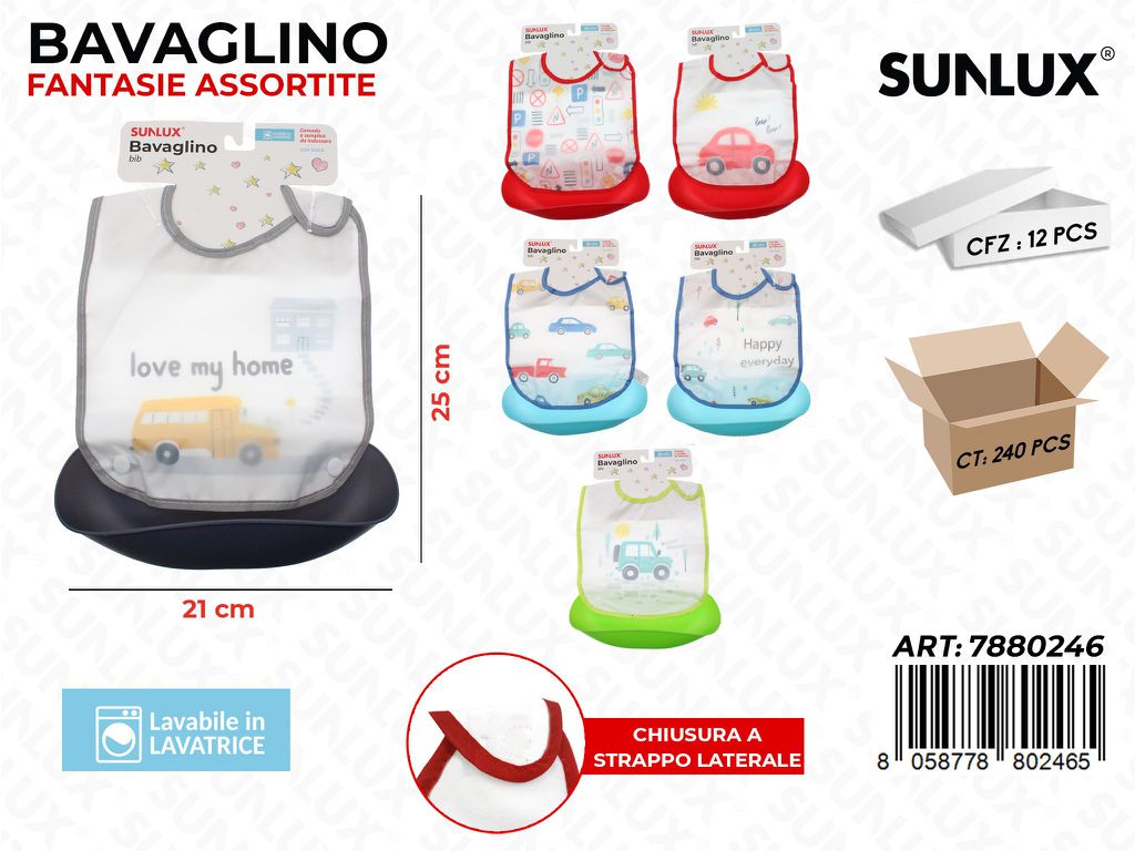 Sunlux Bavaglino a Strappo Ass. 21*25CM