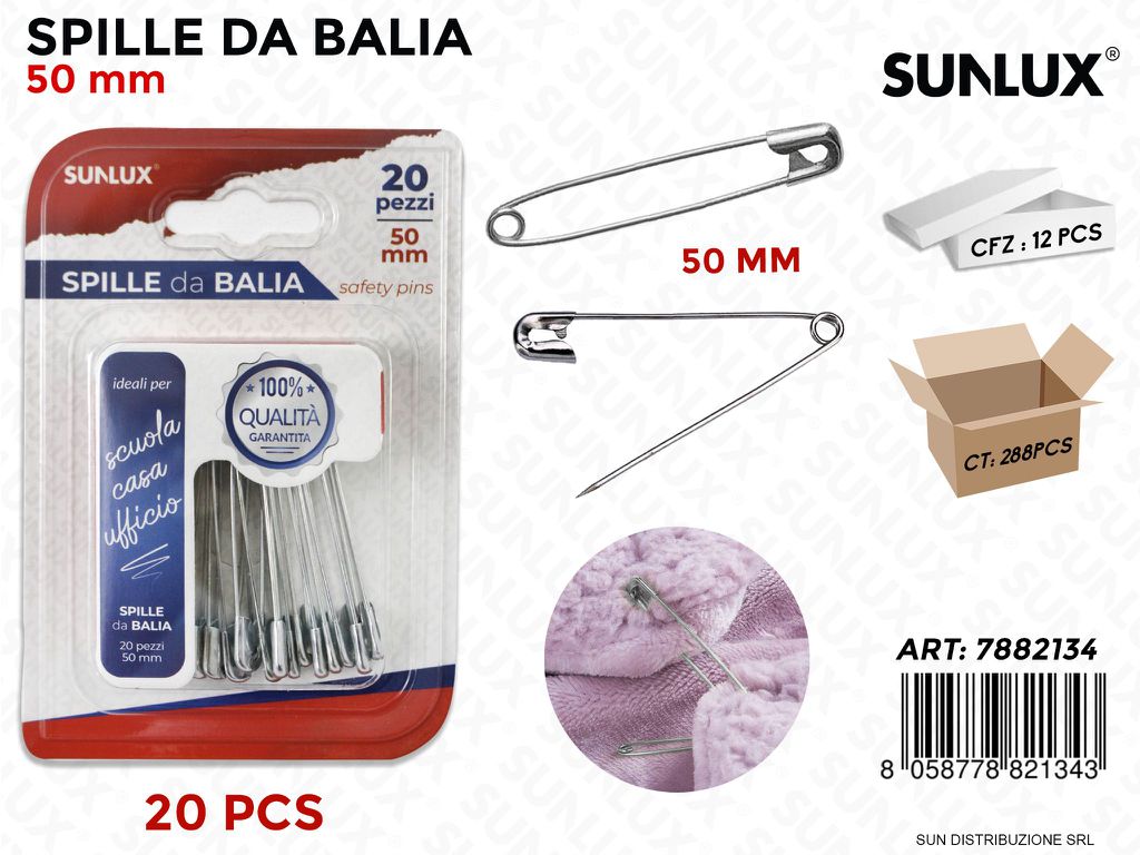 Bl. Spille da Balia Arg. 20PCS 50MM