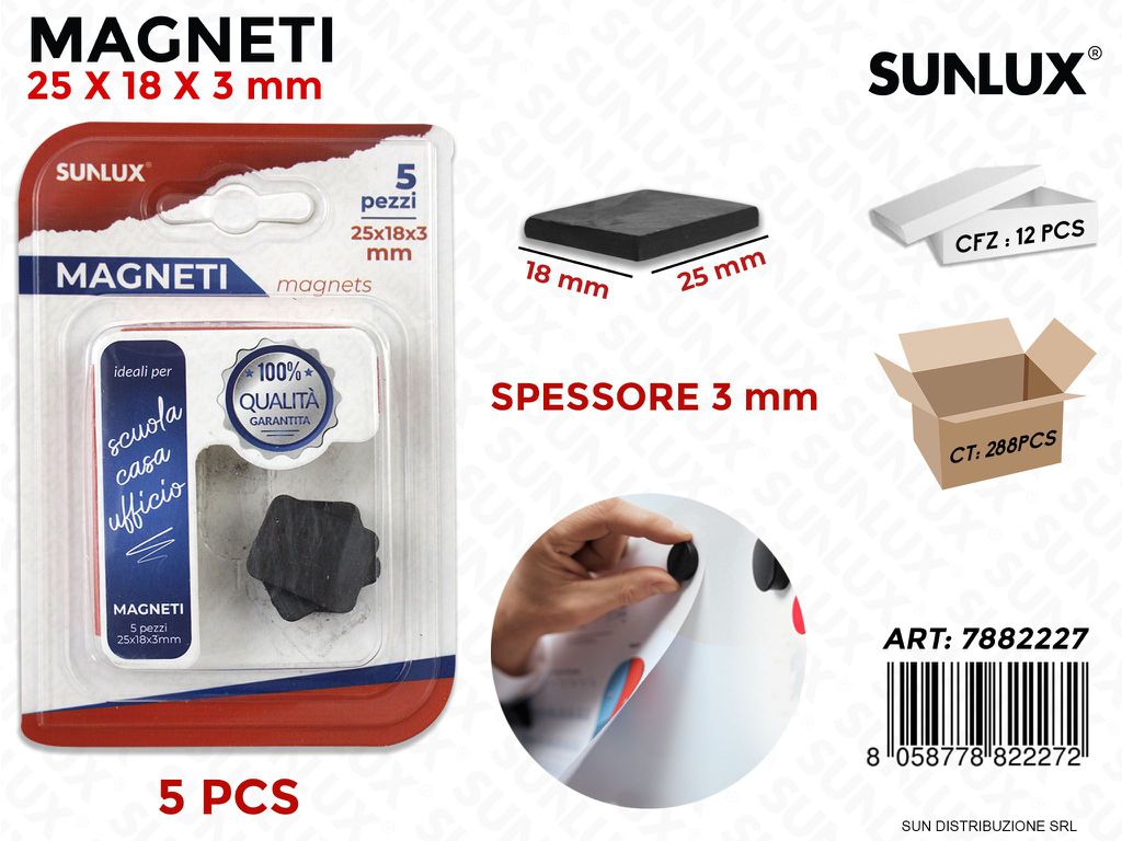 Magneti 25*18*3MM-5PSC