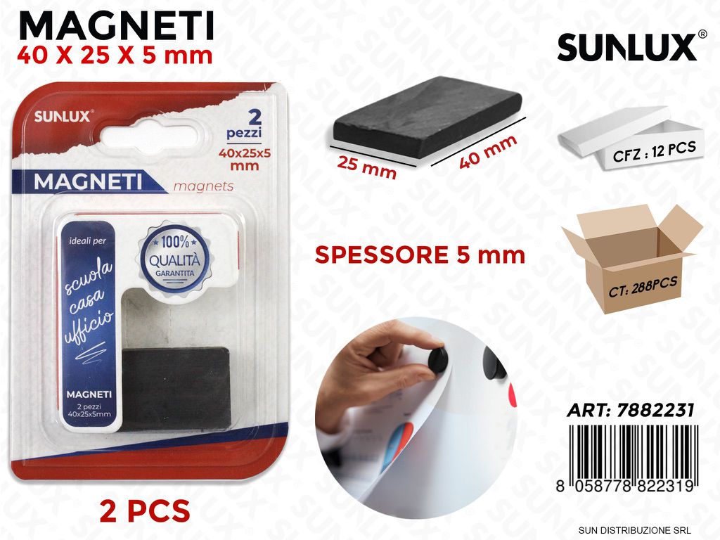 Magneti 40*25*5MM-2PSC