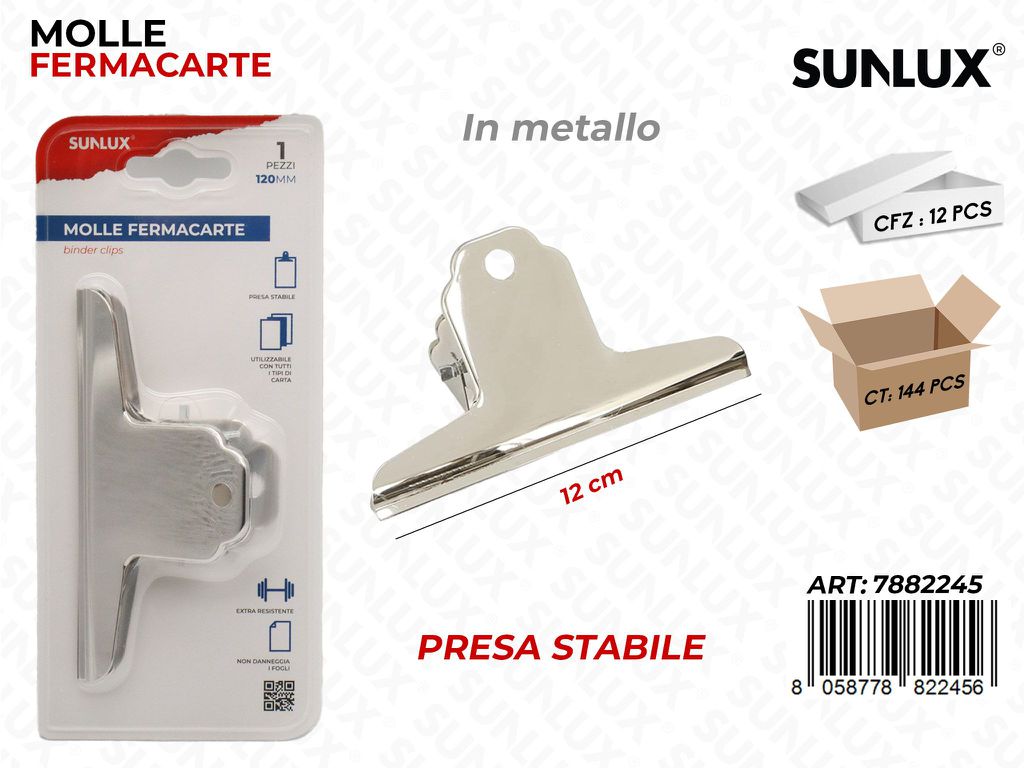 Molle Fermacarte in Metallo 12CM