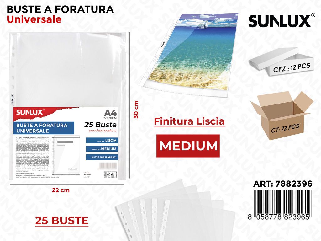 Buste Forate 25PC Liscia F.to 22*30CM