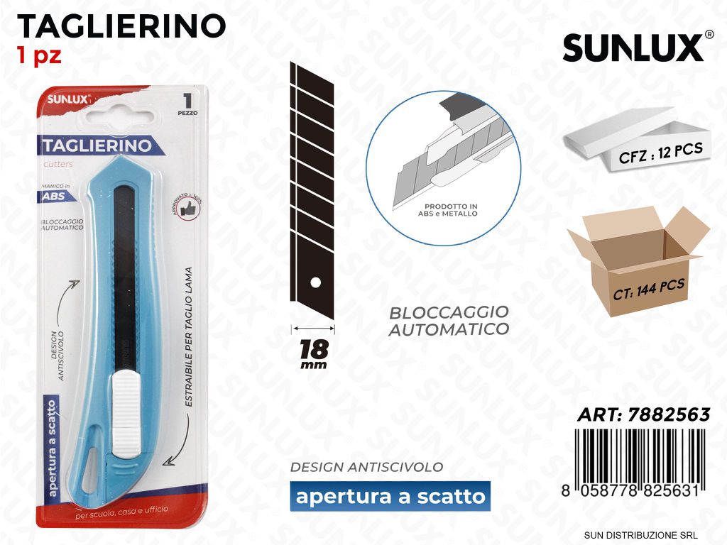 Bl. Taglierino Aper. Scatto 18MM