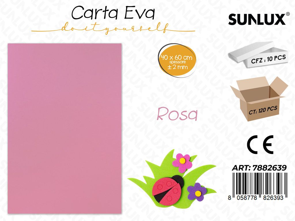 Carta Eva Rosa 40*60CM*2MM