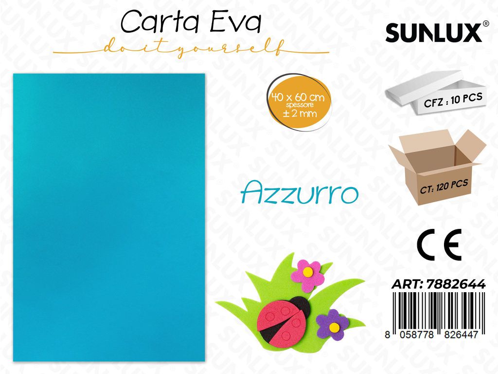 Carta Eva Azzurro 40*60CM*2MM