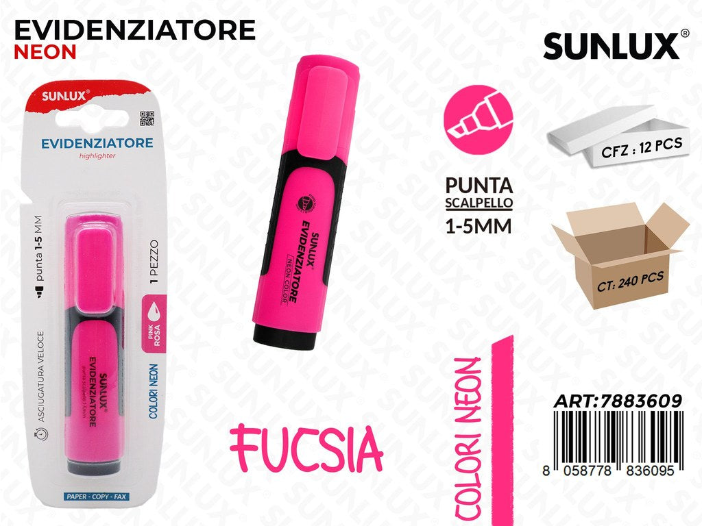 Bl. Evidenziatore Fucsia Neon 1-5MM