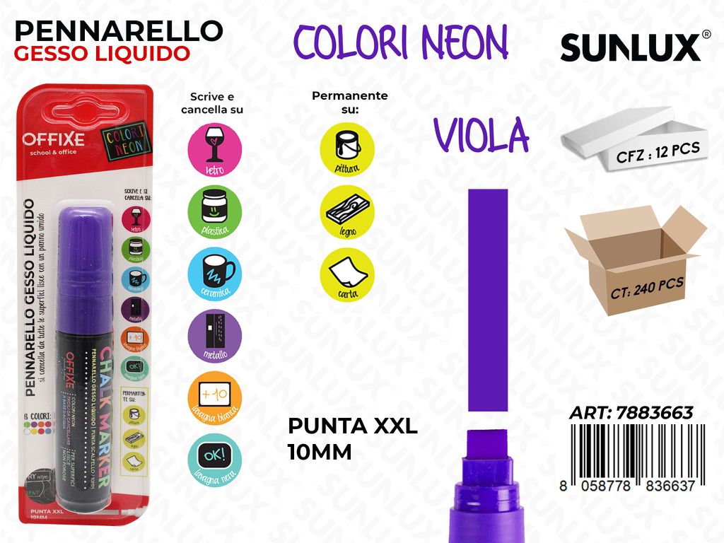 Bl. Pennarello Xxl Gesso Liqu. Viola Neon