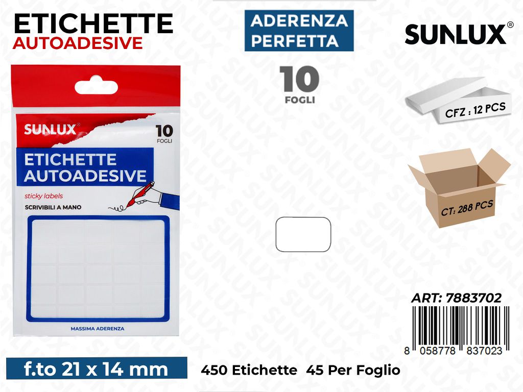 Etichette Autoadv 450PCS 21*14MM 10FF