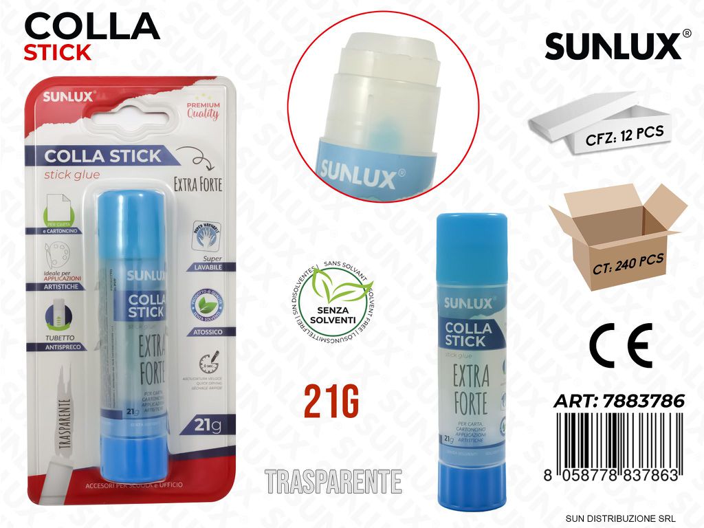 Bl. Colla Stick Extra Forte Trasp. 21G