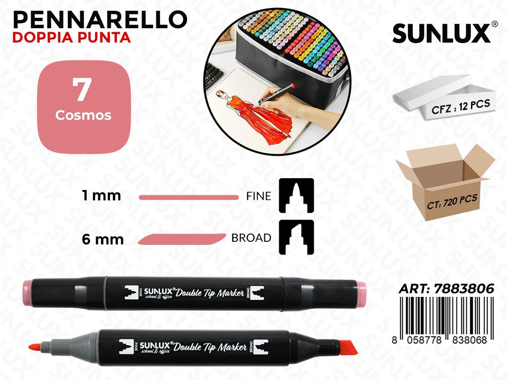 Double Tip Marker N.7 Cosmos