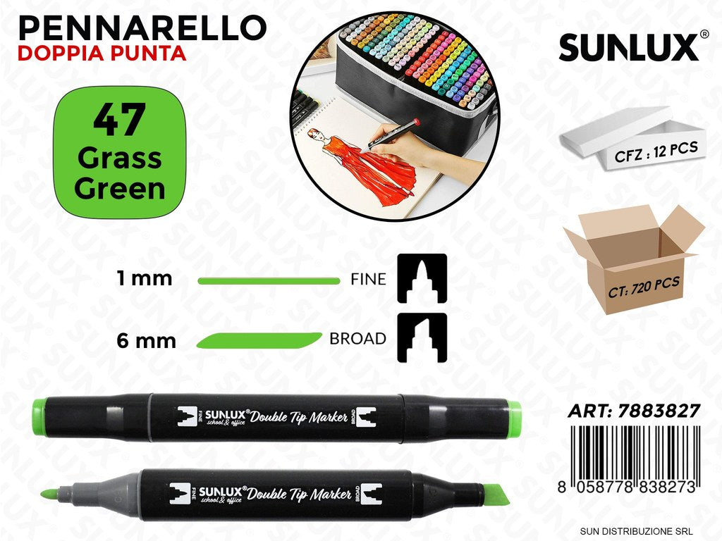 Double Tip Marker N.47 Grass Green