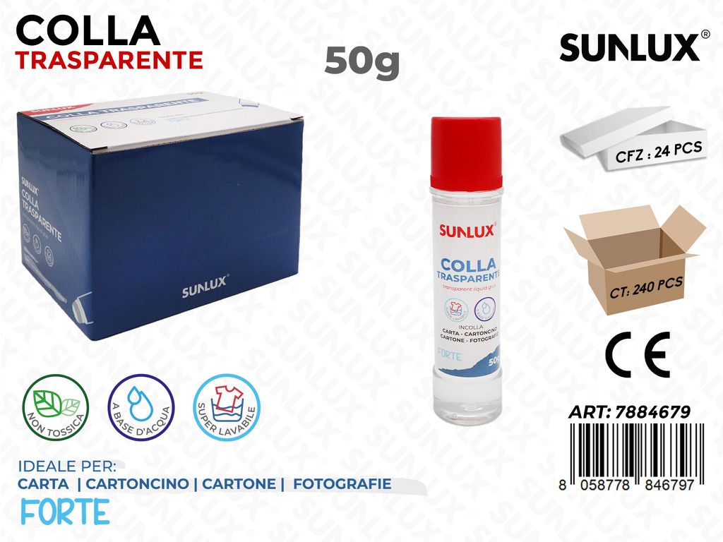 Sunlux Colla Trasp. Forte 50GR