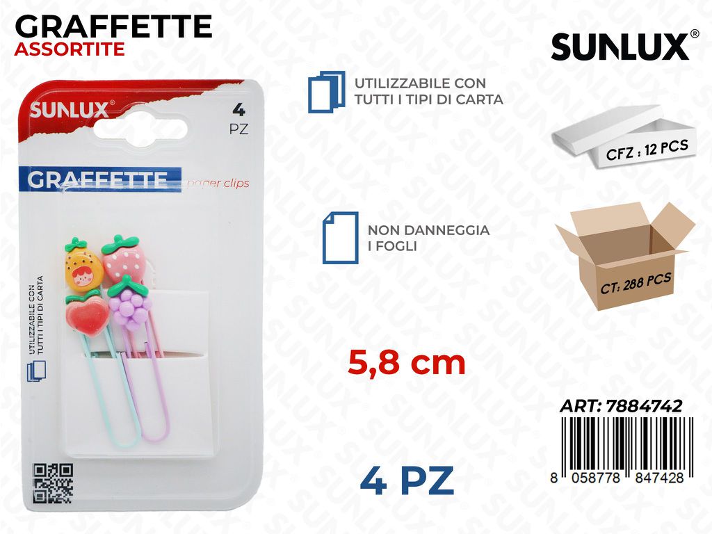 Graffette Ass. 4Pcs 5.8Cm