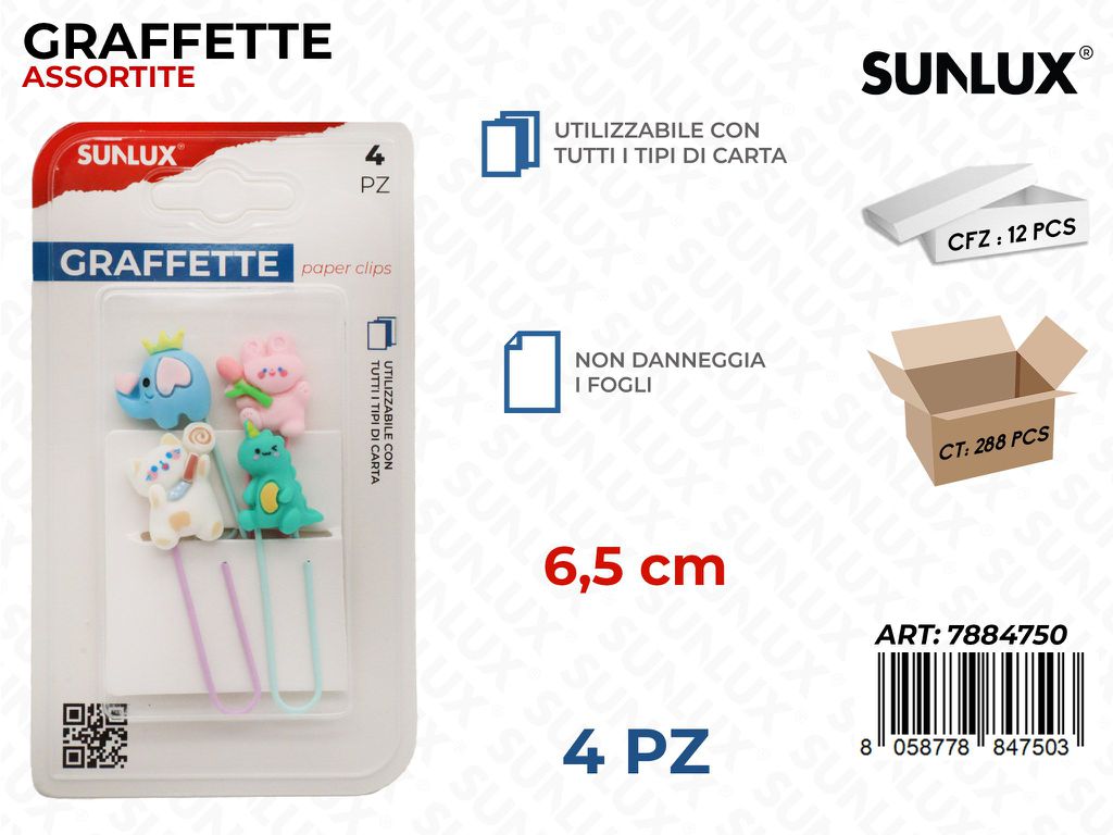 Graffette Ass. 4Pcs 6.5Cm