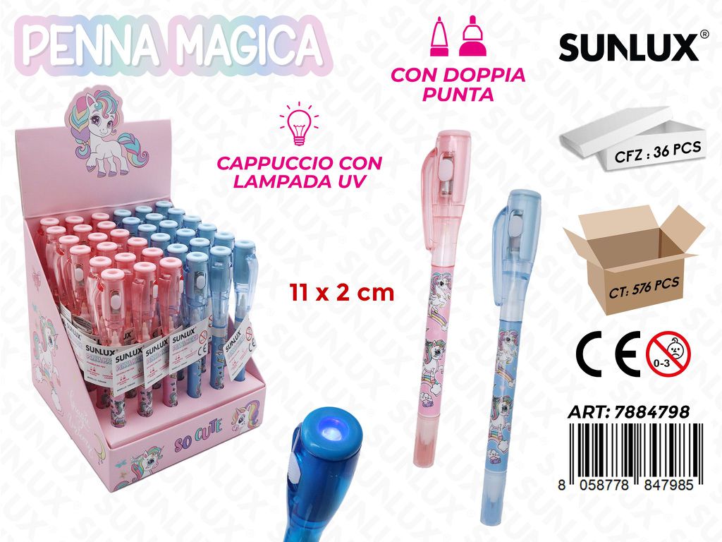 Penna Magica Unicorno Ass. 11*2Cm